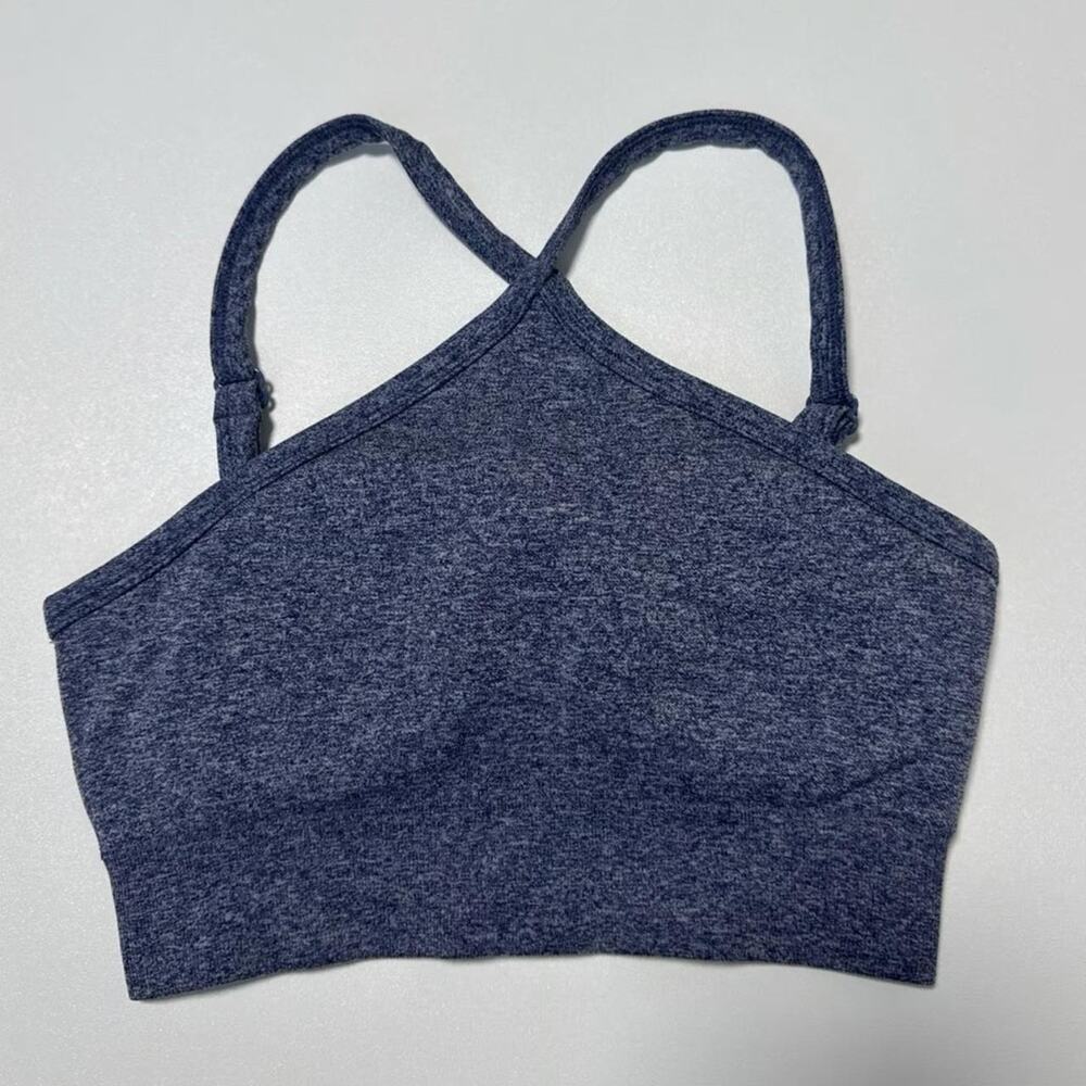 Bo+Tee Breathe Seamless Cross Strap Sports Bra